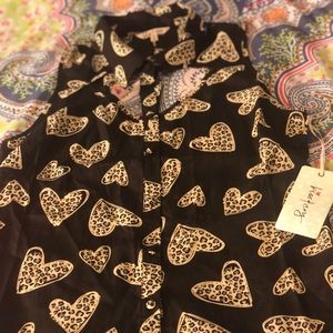 KISS & CRY QUEEN OF HEARTS CUT OUT TOP